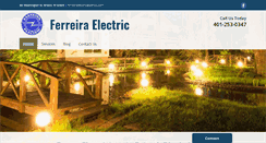 Desktop Screenshot of ferreira-electric.com