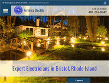 Tablet Screenshot of ferreira-electric.com